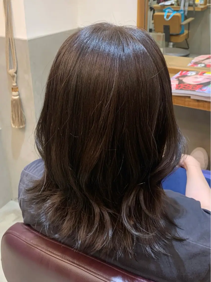 セミロング カラー カット ヘアカラー トリートメント ✂️RIKUKI🎨 【駒込美容師🎀】のヘアスタイル
