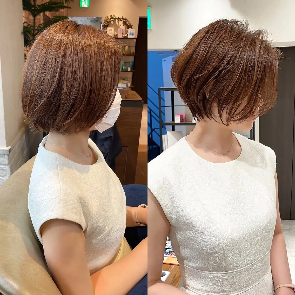 ショート カラー カット ヘアカラー ショート特化/ 似合わせ MARIAのヘアスタイル