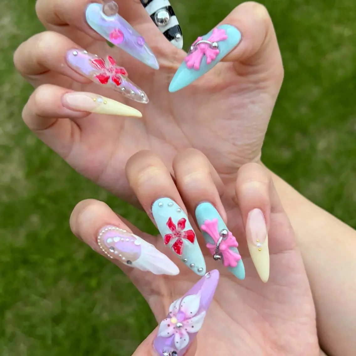 ネイル アートネイル ハンドネイル Nailist Rinaのネイルデザイン