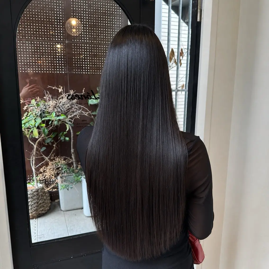 ロング パーマ 酸性ストレート ストレートパーマ 新屋敷 拓大のヘアスタイル