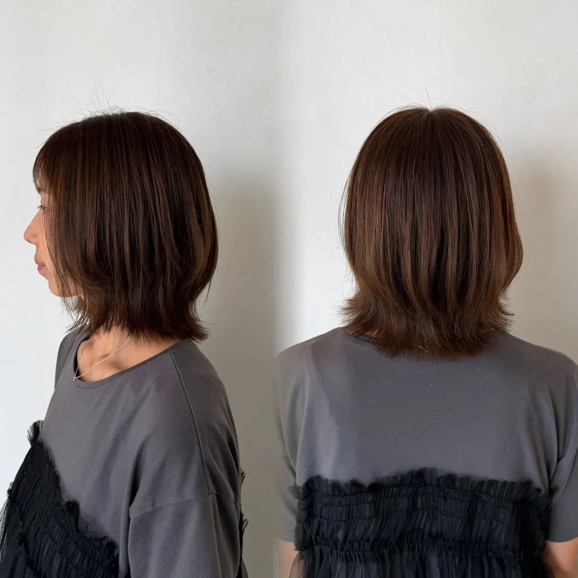 ミディアム くびれヘア 金丸 琳のヘアスタイル
