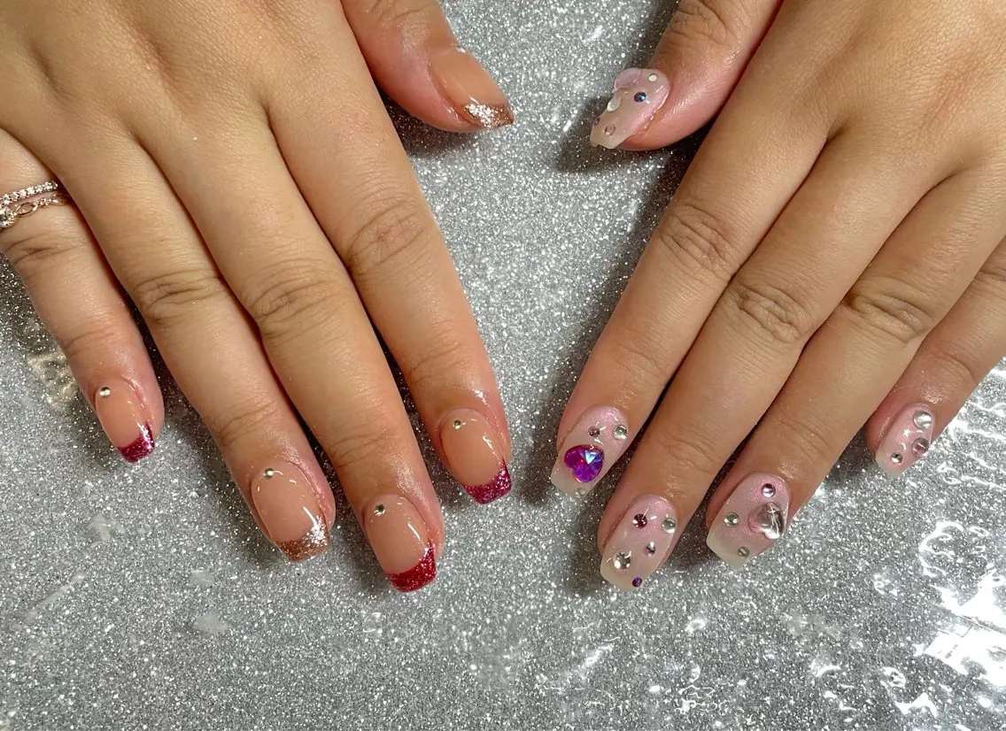 ネイル ハンドネイル VIERU 🌈🎀💖のネイルデザイン