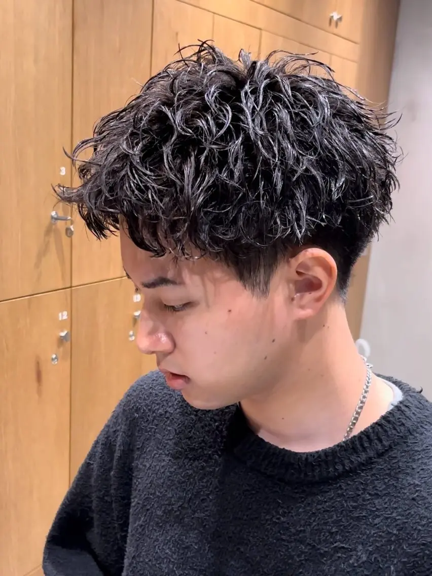 ショート パーマ ショートヘア カット パーマ クドウレイ fifth神南のヘアスタイル