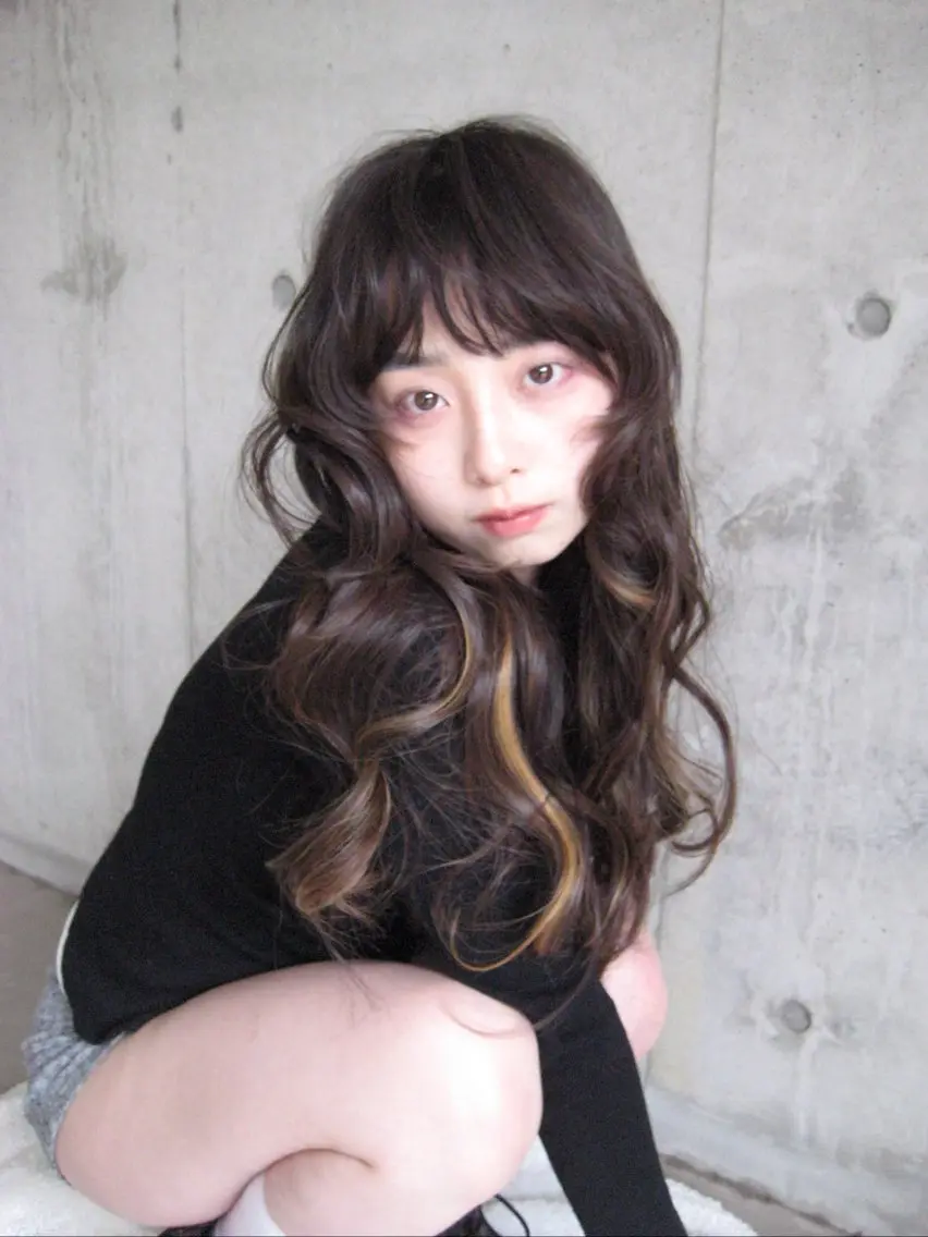 ロング カラー レイヤーカット カット ヘアカラー トリートメント 艶カラー/レイヤー /atsumi🪷のヘアスタイル