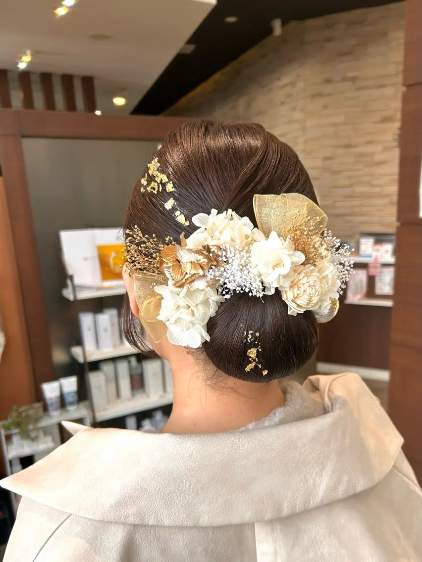 ロング ヘアセット 加藤 美翔のヘアスタイル