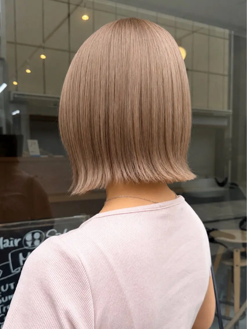 ショート ヘアカラー 🌈トップデザイナー 金沢駅近nanamiのヘアスタイル