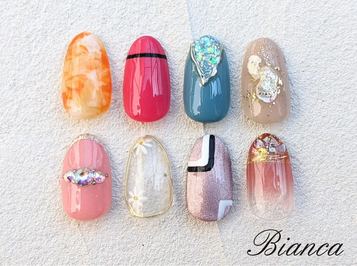 ネイル ハンドネイル Bianca栄店 みさとのネイルデザイン