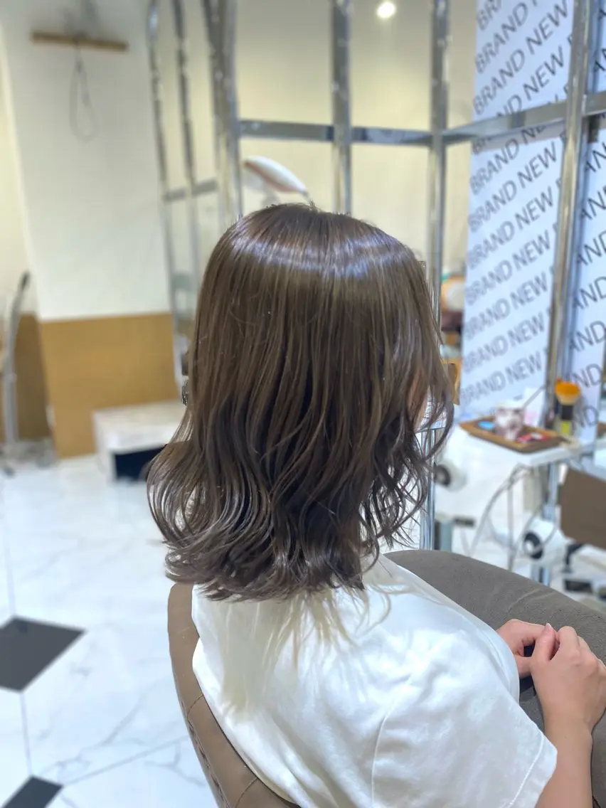 ショート カラー 透明感カラー ハイライトカラー ハイライト 坂井 茅聖のヘアスタイル