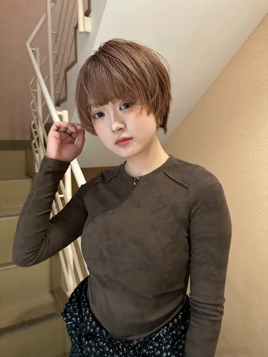 ショート カラー ヘアカラー 🫧アイドルヘア中島 圭吾🫧のヘアスタイル