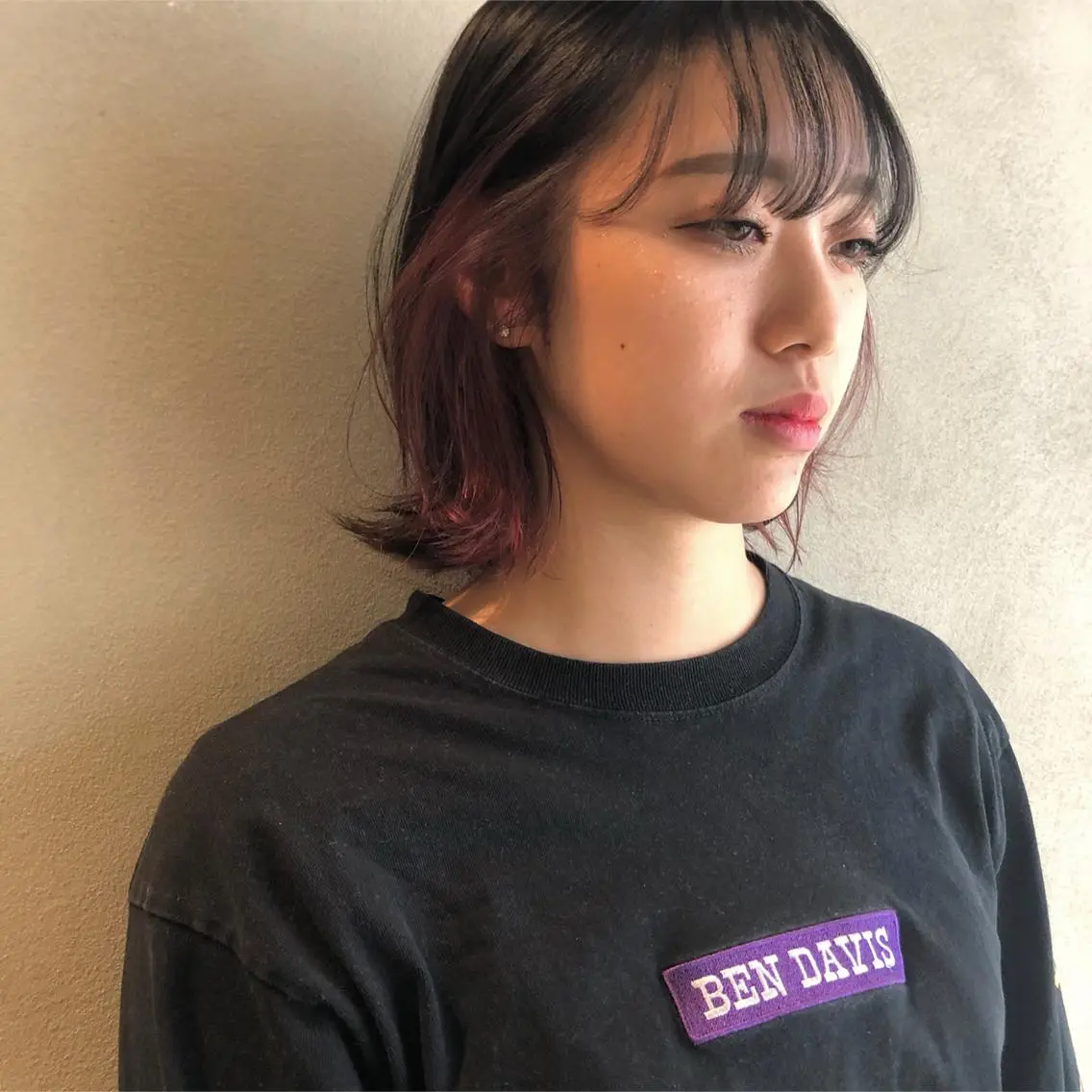 ミディアム yajima Moemiのヘアスタイル