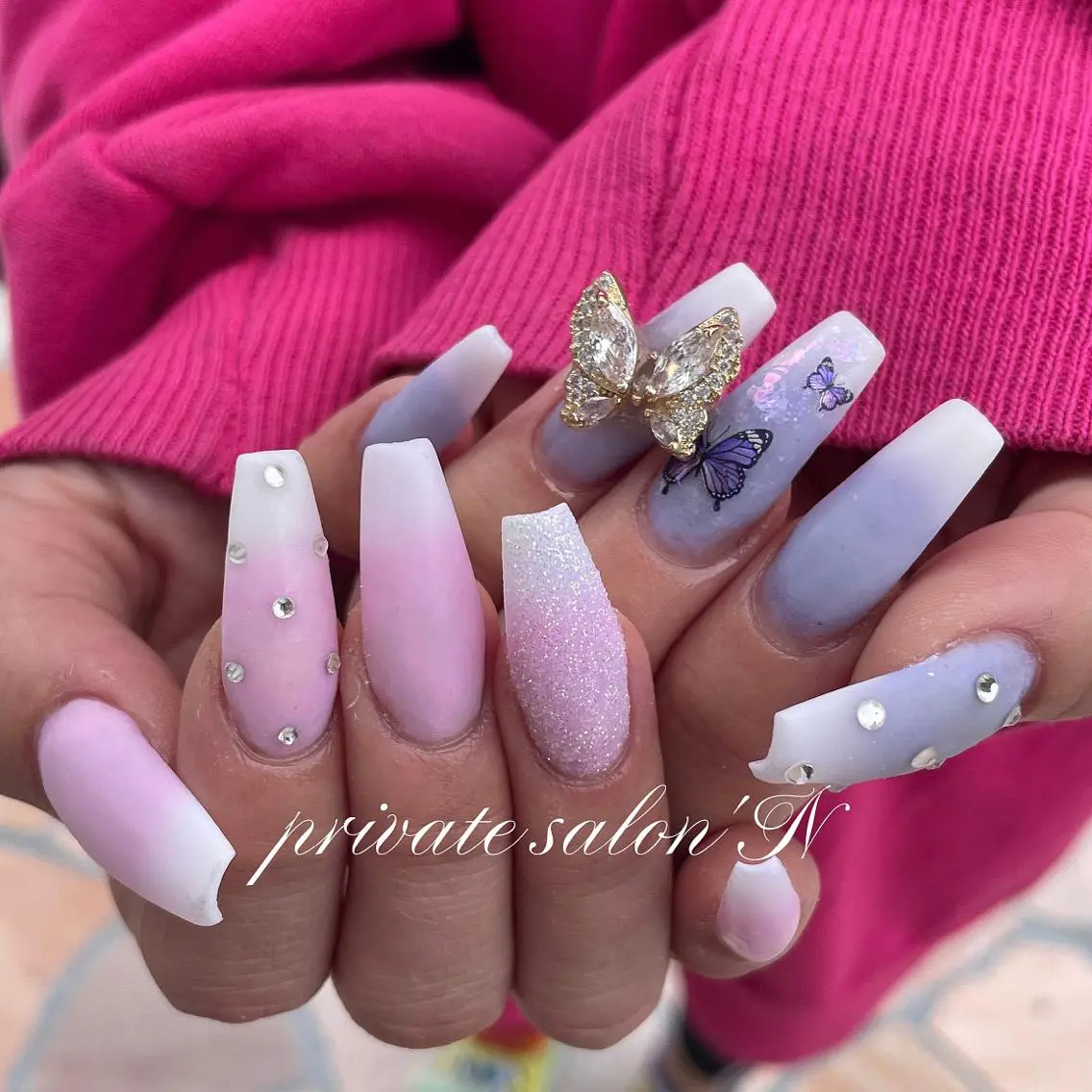 ネイル スカルプネイル BINERVA nail salonのネイルデザイン