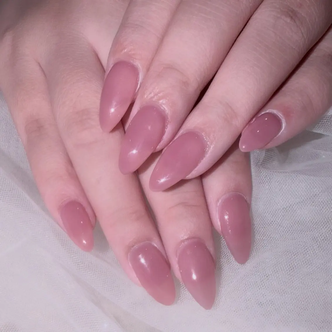 ネイル ロングネイル ネイルチップ ハンドネイル 🌸fein. SAKURA🎀のネイルデザイン