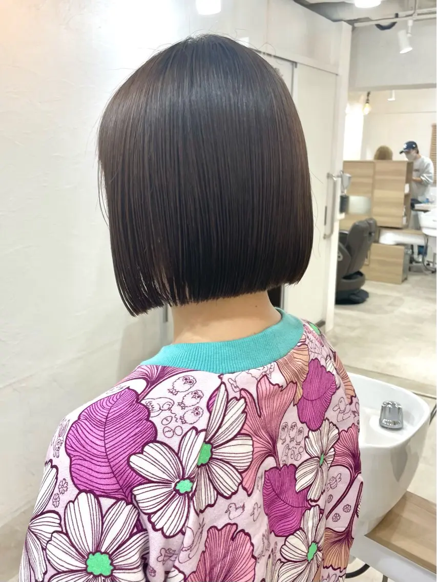 ショート 髪質改善 縮毛矯正/ レイヤー/銀座/本木のヘアスタイル