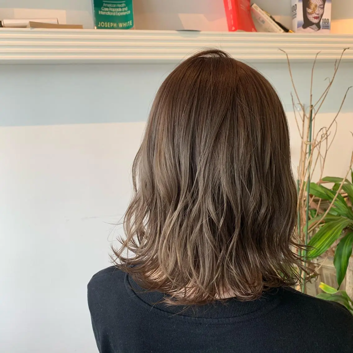 ミディアム カラー ヘアアレンジ ベージュカラー ヘアカラー トリートメント 山崎 澪 レイヤーカット/大宮のヘアスタイル