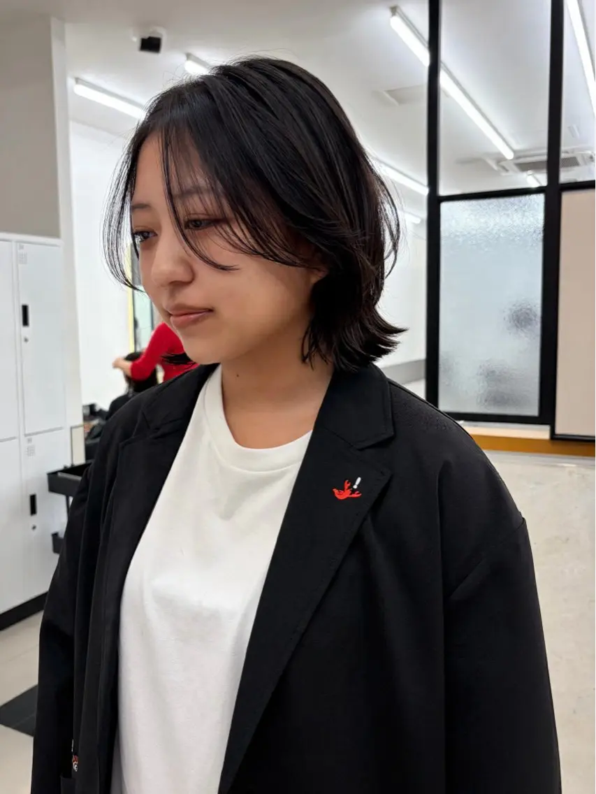 ミディアム くろかわ まいのヘアスタイル