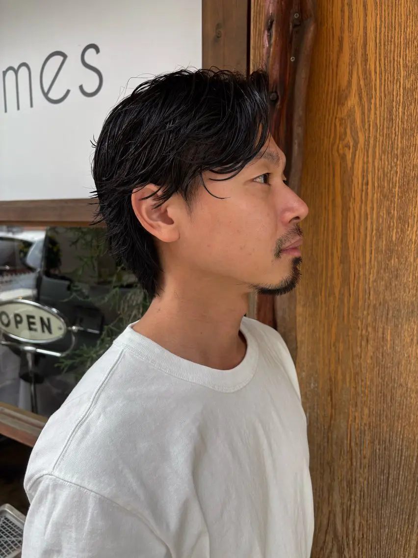 ショート パーマ メンズ メンズパーマ 刈り上げ カット パーマ 名古屋/メンズカット パーマ/シュンペイのヘアスタイル