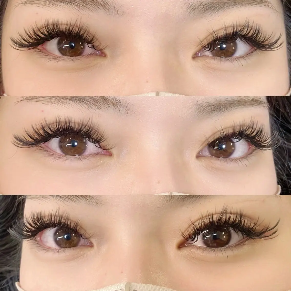 マツエク・マツパ 付け放題 ボリュームラッシュ linda lashesのマツエク・マツパデザイン