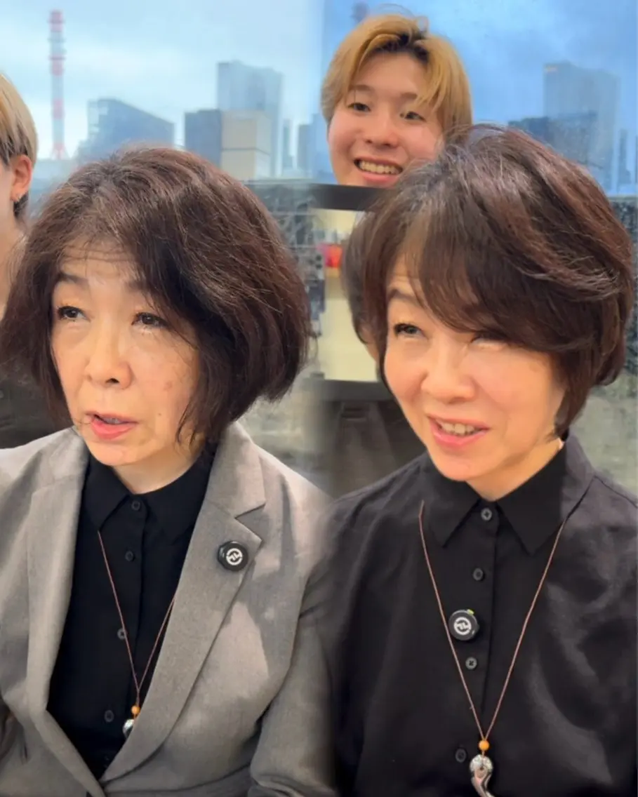 ショート カラー 似合わせカット ショートヘア カット ヘアカラー お悩み解決ショート/ 似合わせカット/といのヘアスタイル