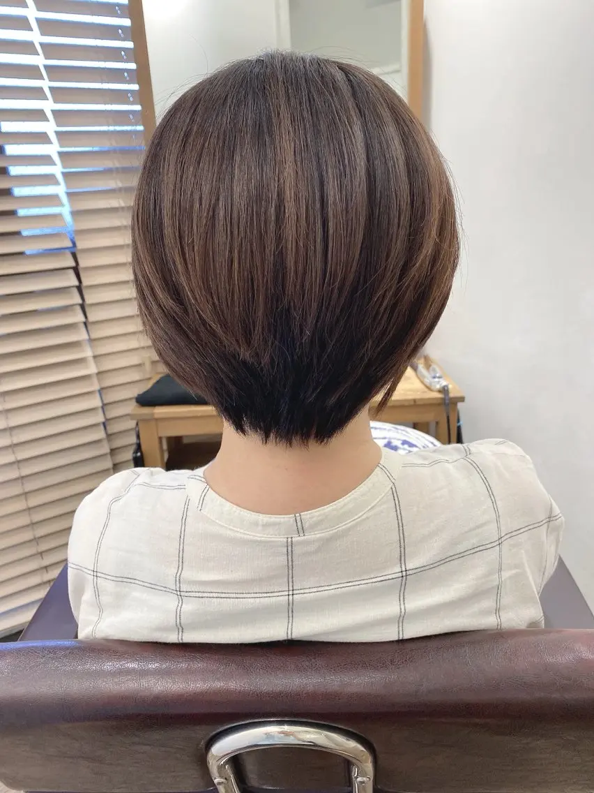 ショート カラー カット ヘアカラー トリートメント ハイライト⭐️上野 高広のヘアスタイル