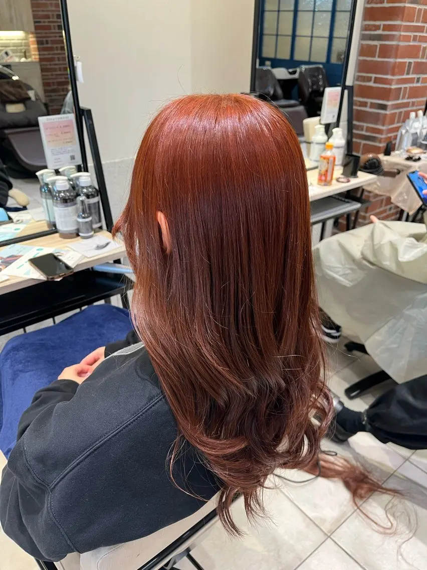 🤍ブリーチなしで叶える透明感✨Wカラー＋似合わせカット＋髪質改善TR《¥11,814》の写真