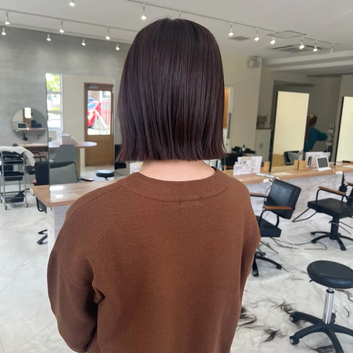 ショート カラー ボブ 似合わせカット カット ヘアカラー トリートメント YUUKI/ミニボブ ボブ/髪質改善のヘアスタイル