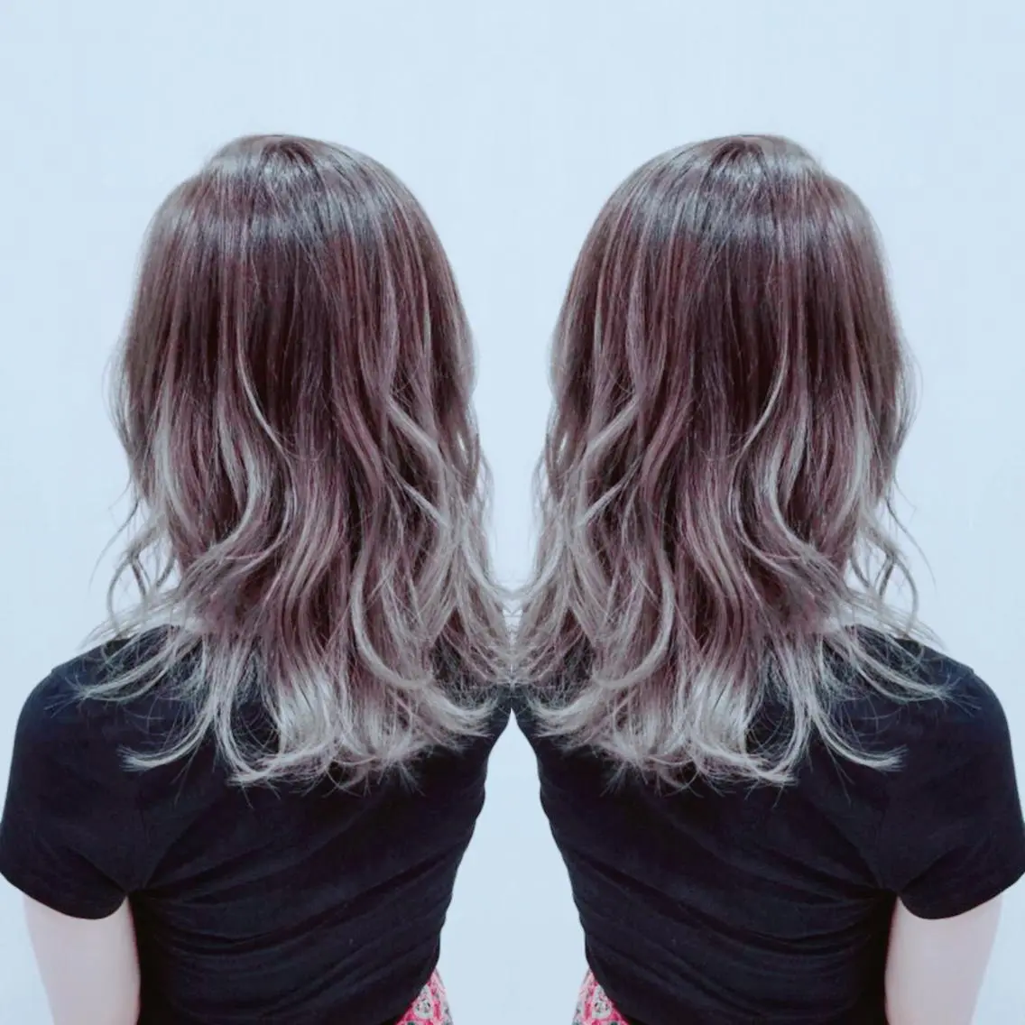 ミディアム カット ヘアカラー トリートメント 店長✨レイヤー✖️ 髪質改善✖️韓国ヘアのヘアスタイル