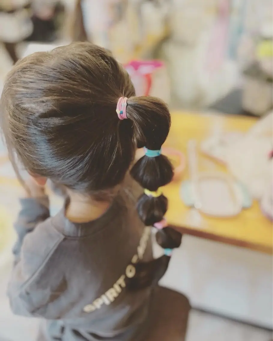 ヘアアレンジ キッズ uki uki .yukkey.のヘアスタイル