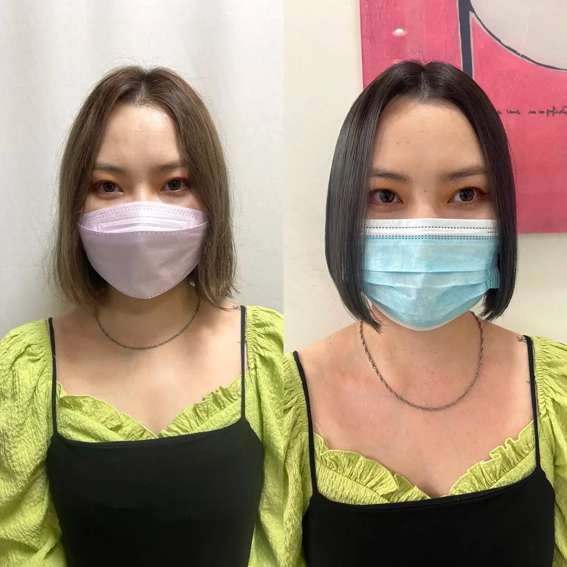 ショート カラー パーマ カット ヘアカラー 縮毛矯正 髪質改善/縮毛矯正 /レイヤーカット岡部のヘアスタイル
