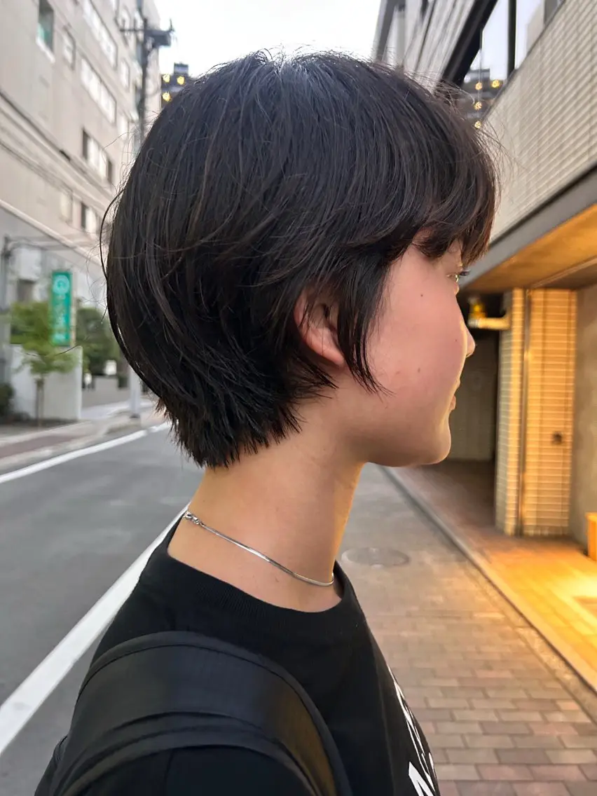 ショート デザインパーマ/ カット/nanaのヘアスタイル