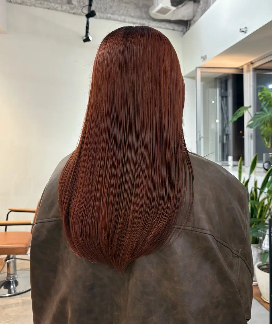 ロング 梅田/カラーモデル 風香のヘアスタイル