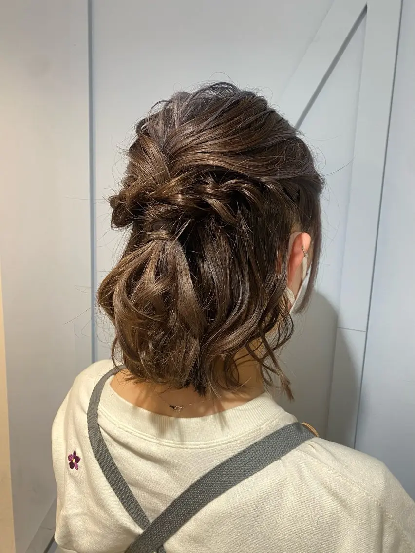 ヘアアレンジ メンズカット募集中 🌷🫧森山彩音のヘアスタイル
