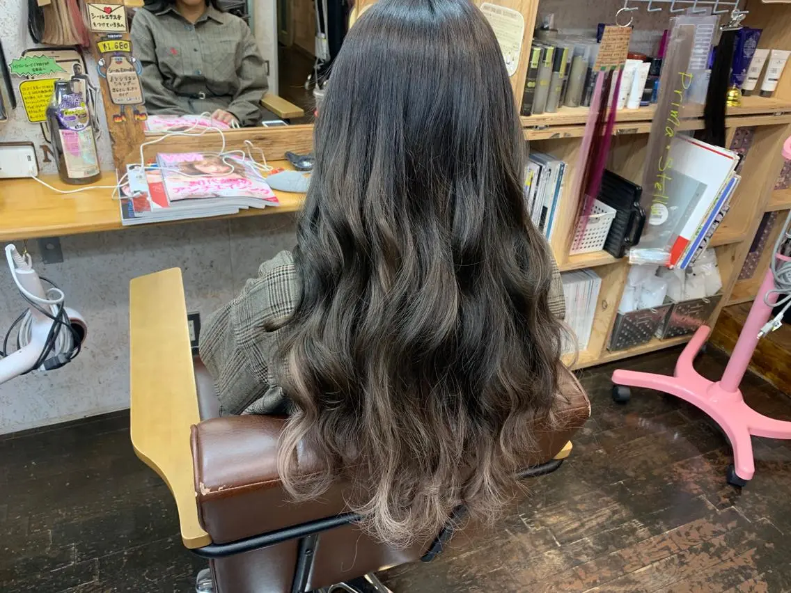 ロング シールエクステ エクステ ロング カラーモデル募集ෆ SAEのヘアスタイル