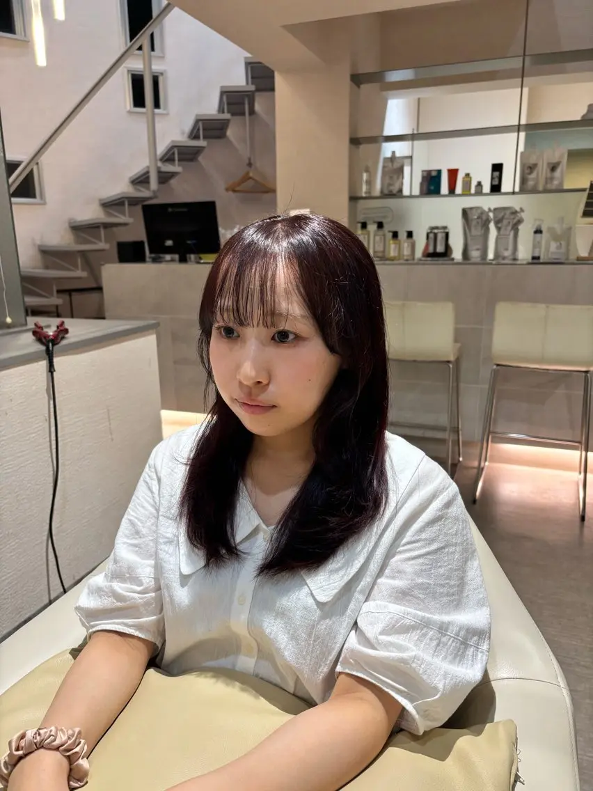カラー 野田 実希のヘアスタイル