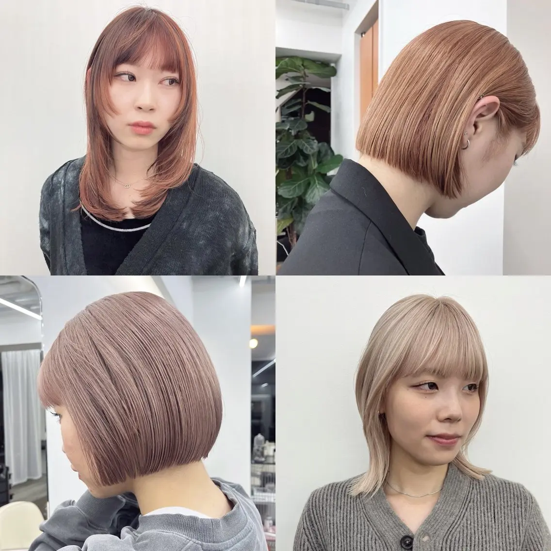 ショート カラー ムード造るハイトーン ケアブリーチ/ユウキのヘアスタイル