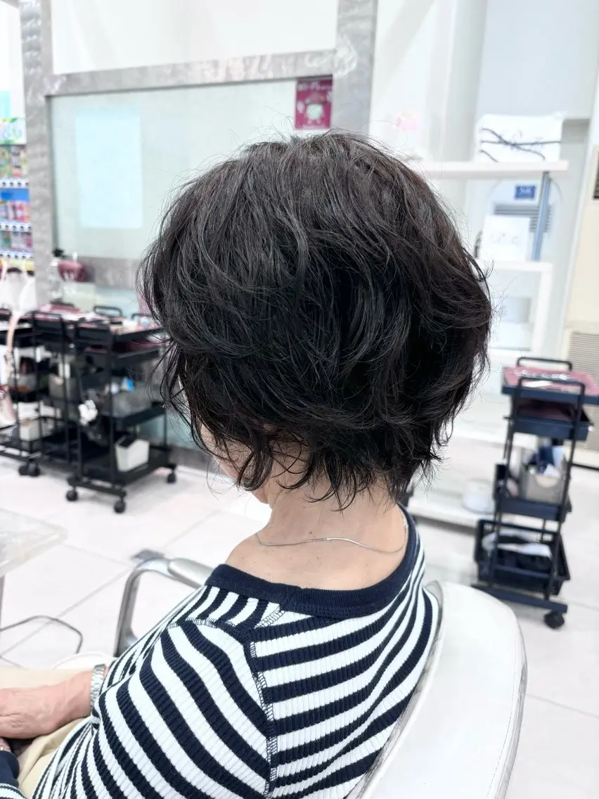 ショート パーマ カット パーマ トリートメント 🐧デザインパーマ 🐧小沢有佑のヘアスタイル