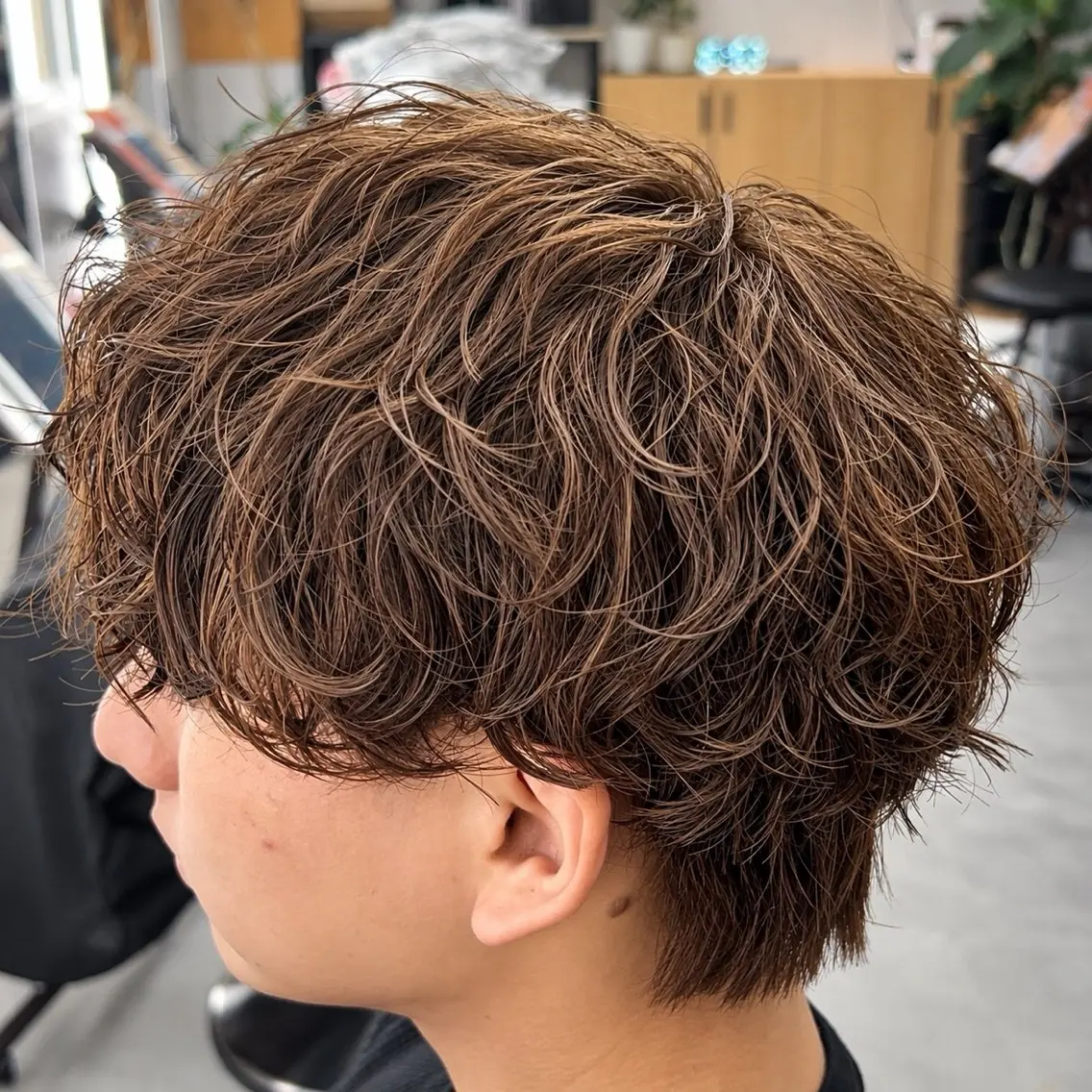 パーマ メンズ カット パーマ メンズパーマ🌍海外 ヘア/威吹のヘアスタイル