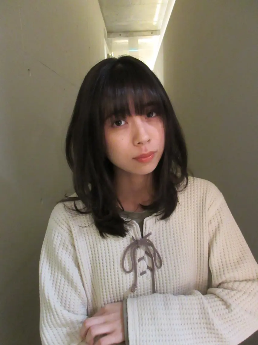ミディアム かわの ひとしのヘアスタイル