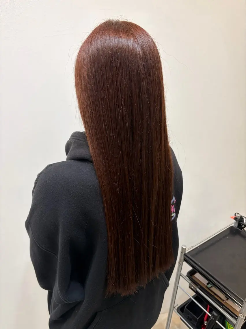 ロング カラー トリートメント カット ヘアカラー りゅうせい ／モデル募集中のヘアスタイル