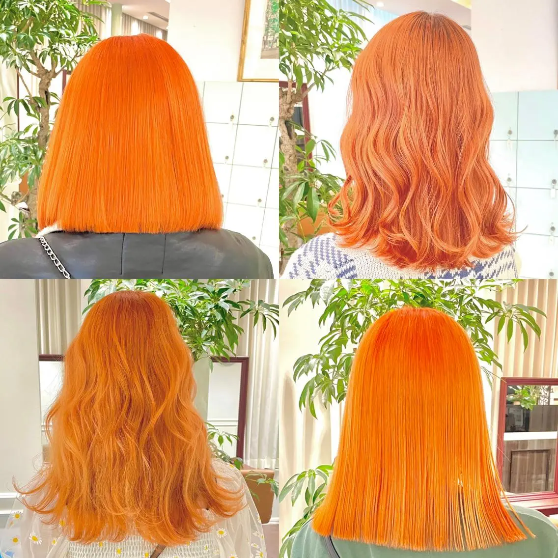セミロング カラー ヘアアレンジ 🧸ハイトーン🧸 ゆっきー🧸のヘアスタイル