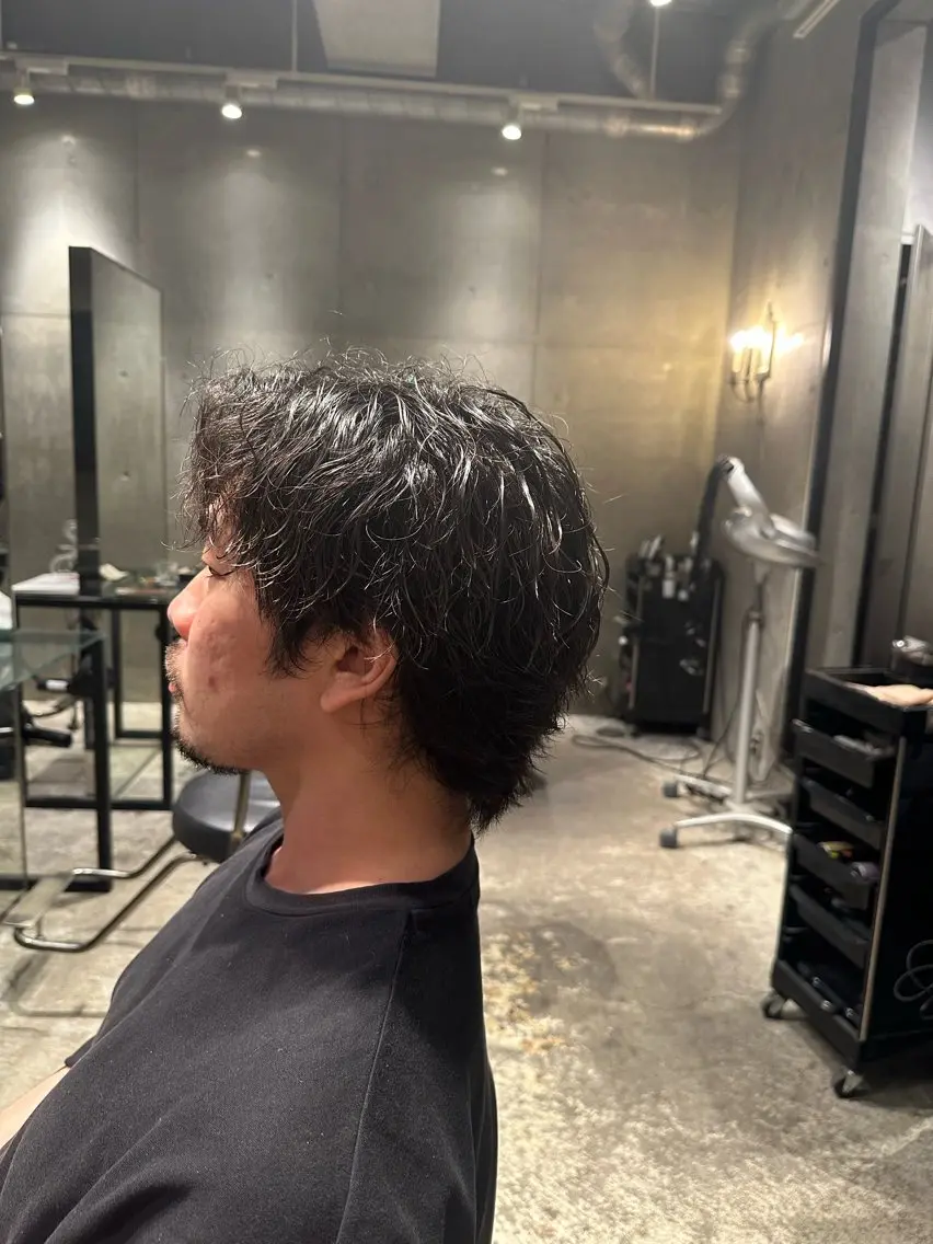メンズ メンズパーマ ✨表参道/髪質改善 /柏原遼斗✨のヘアスタイル