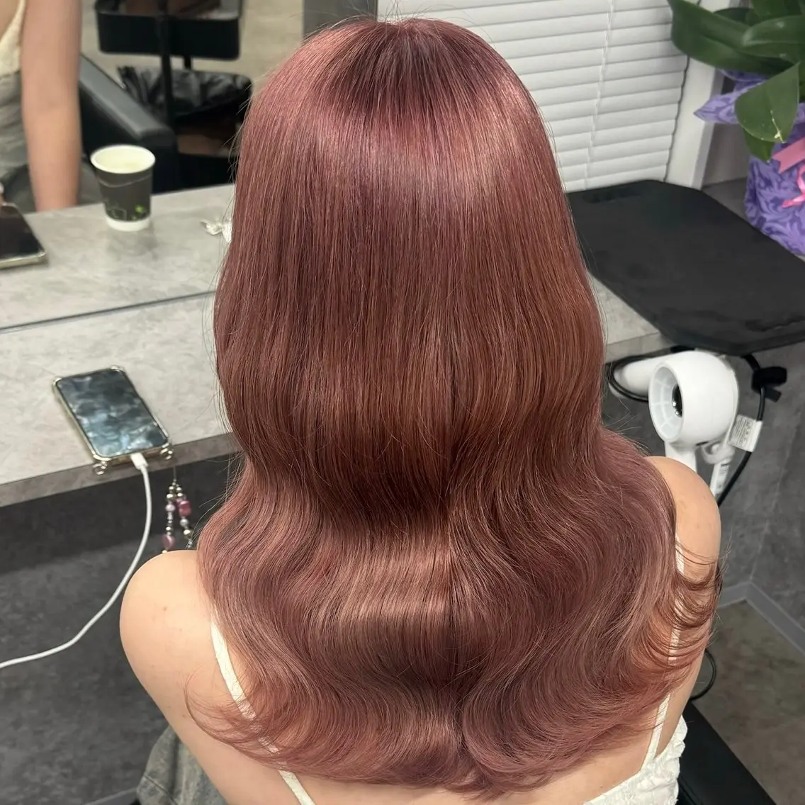 【 うるツヤカラー🔮꙳⋆】ケアブリーチ + カラー + 選べるstepトリートメント🍀🧸𓈒𓂂◌の写真