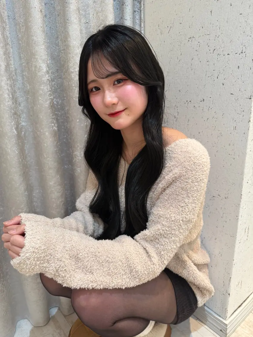 ロング カラー 似合わせカット カット ヘアカラー トリートメント mai / linoah˚✧のヘアスタイル
