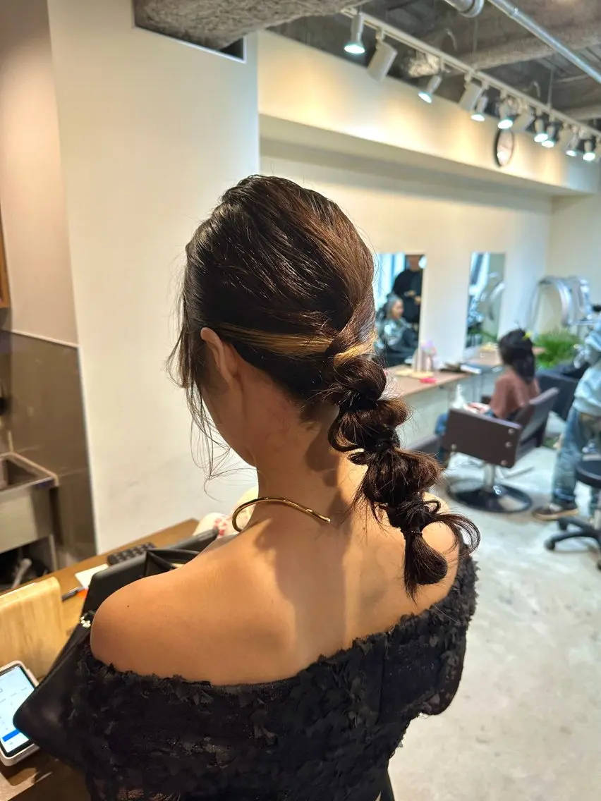 ミディアム 縮毛矯正+モテカラー 🎀✨MIHOのヘアスタイル