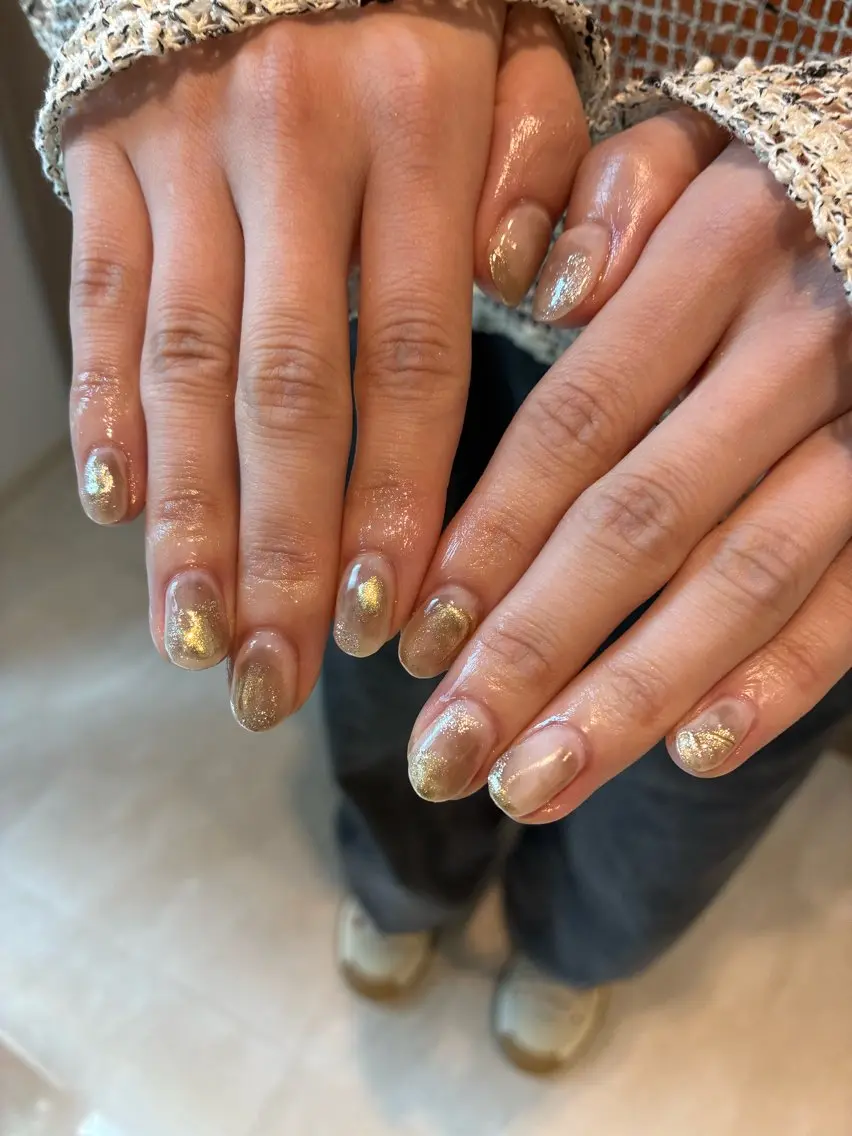 ネイル ニュアンスネイル レナークプルミエ 太田のネイルデザイン