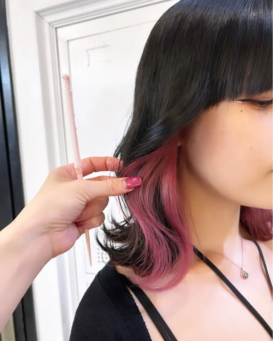 カラー 🍀デザインカラー わか🍀のヘアスタイル