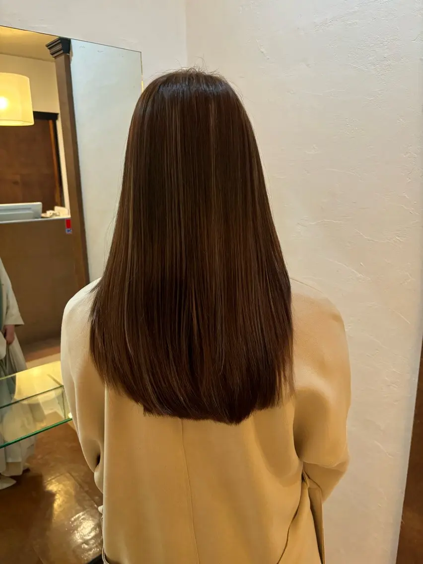 【汗雨でうねる前に！】縮毛矯正✖️カット💇‍♀️（カットなしも可能です⭕️）の写真