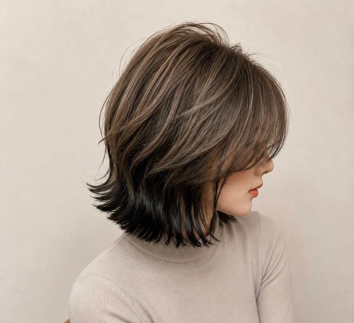 セミロング T つぐみのヘアスタイル