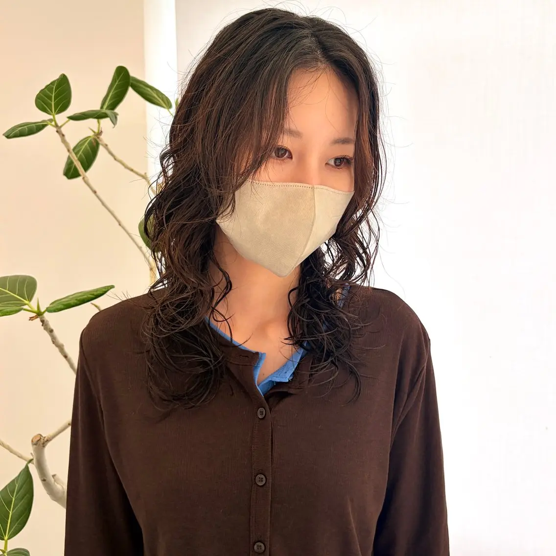 ミディアム パーマ カット パーマ 🫯パーマ/艶カラー /似合わせ ヤギ🫯のヘアスタイル