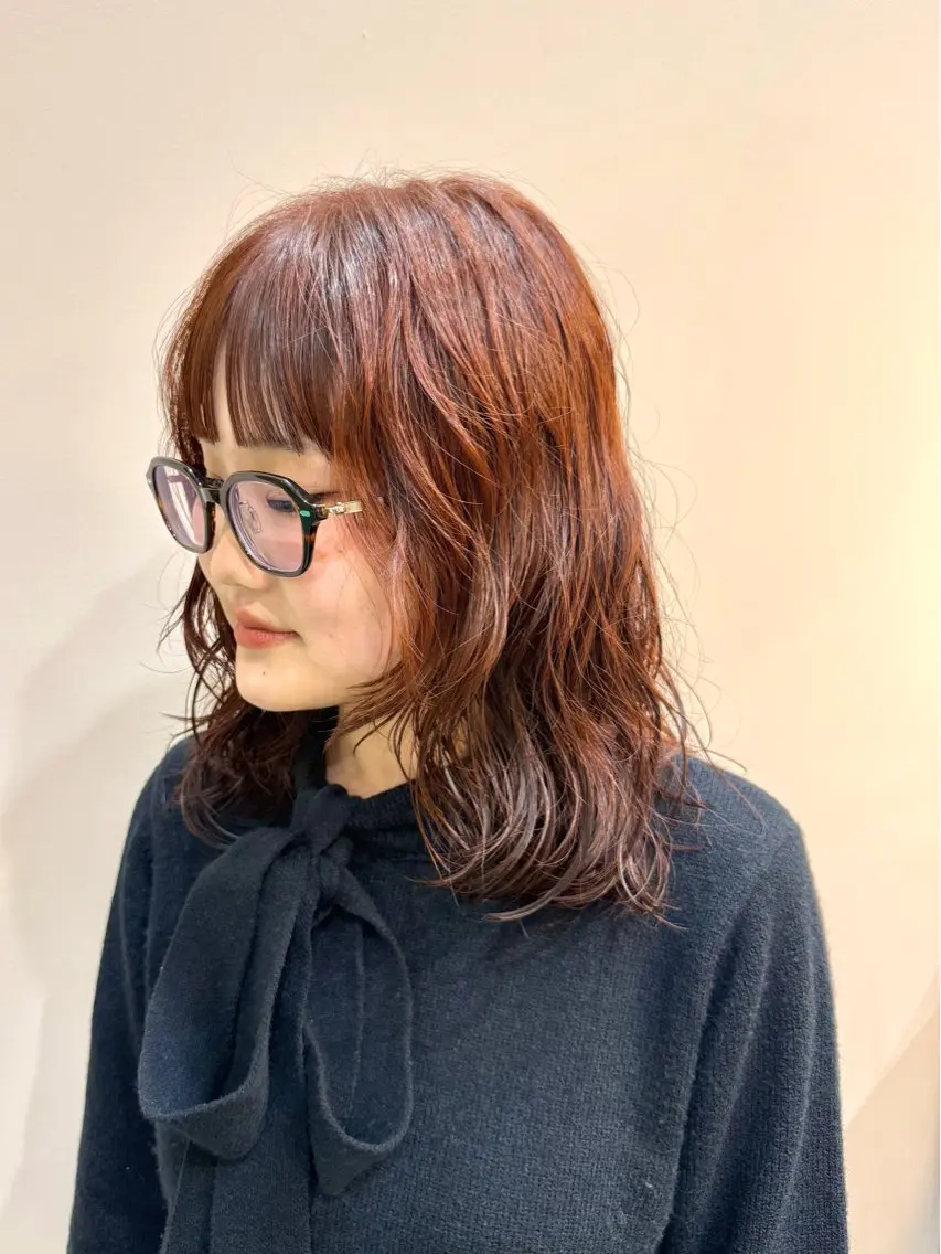 セミロング カラー ヘアカラー 似合わせカラー/ 松岡茉和🐼🌈🌟のヘアスタイル