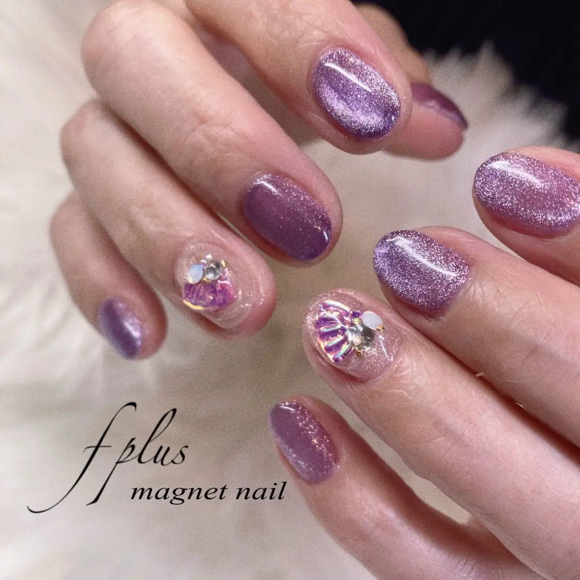 ネイル マグネットネイル ハンドネイル kanako nail🌷のネイルデザイン